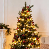 Christmas String Lights — Hanging LED Ornament Set, Two-Pack