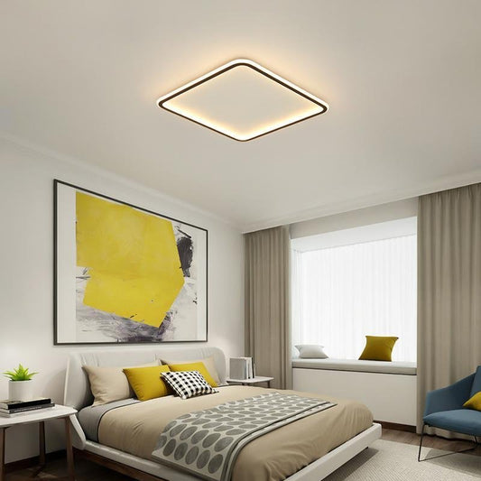 LumenSquare | Modern Sleek LED Flush Mount Ceiling Light Fixture 1