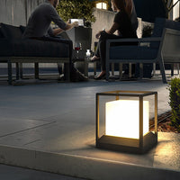 LuminaraStone | Elegant Durable Outdoor Stone Pillar Light 3