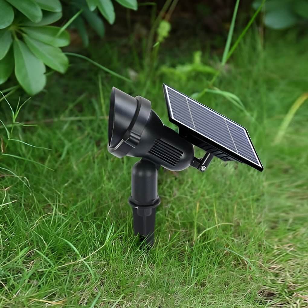 Solar Garden Spotlights Adjustable RGB Aluminium Outdoor Light