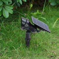 Luminara | Adjustable Solar Outdoor Spotlights with RGB Effects 0