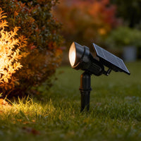 Luminara | Adjustable Solar Outdoor Spotlights with RGB Effects 5