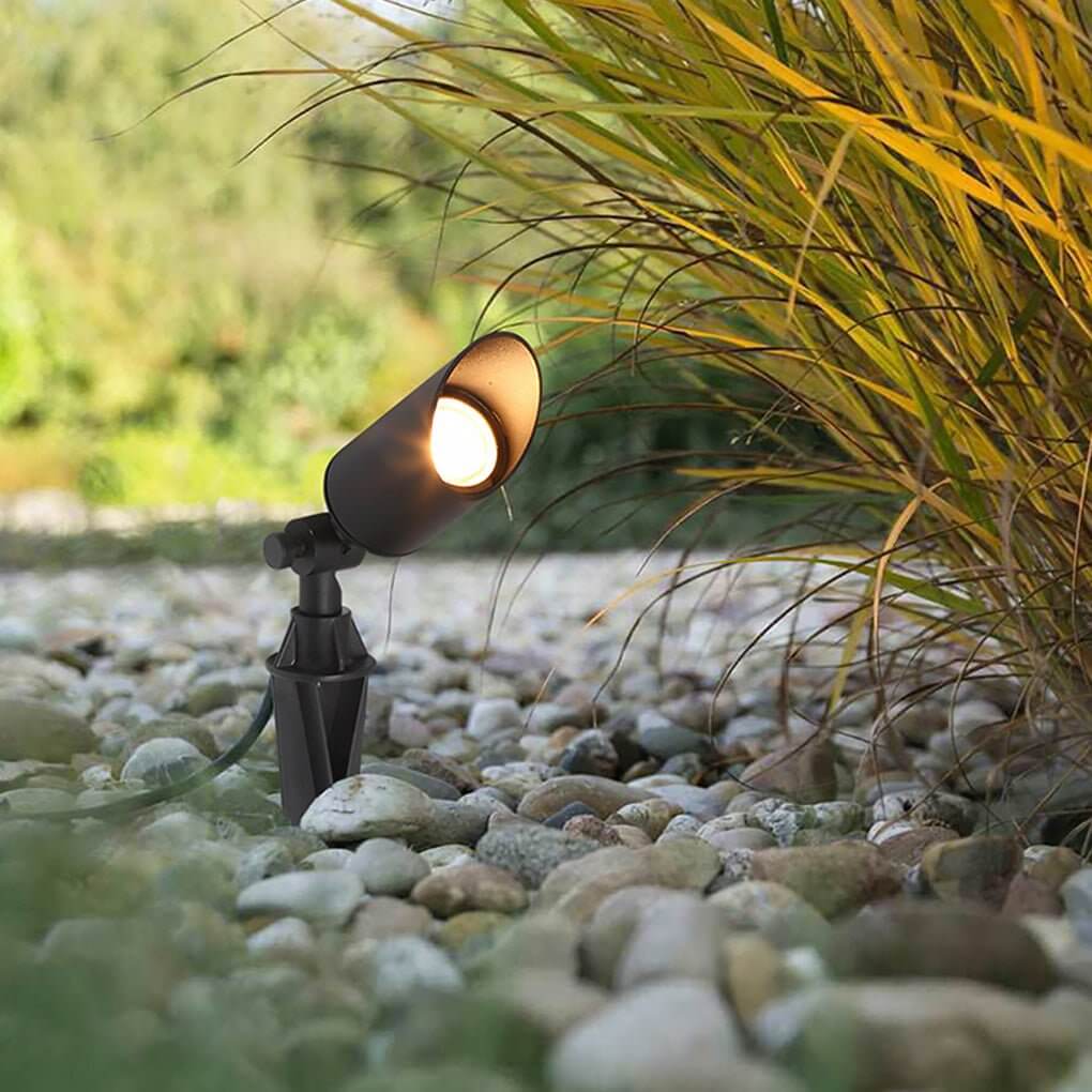 Low Voltage Garden Spike Spotlight — Die-Cast Aluminium, IP54