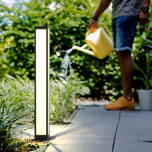 Luminara | Elegant Modern Outdoor LED Garden Bollard Light 7