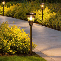 Luminara | Elegant Modern Solar Torch Pathway Light 0