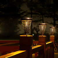 Luminara | Elegant Modern Solar Torch Pathway Light 3