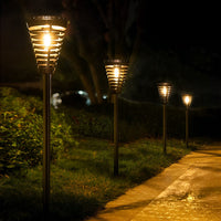 Luminara | Elegant Modern Solar Torch Pathway Light 4