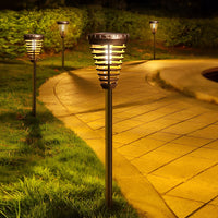 Luminara | Elegant Modern Solar Torch Pathway Light 6