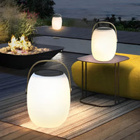 Luminara | Elegant Portable Solar LED Floor Lantern for Outdoor Use 1