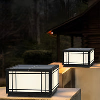 Luminara | Elegant Vintage Waterproof LED Square Pillar Light 8