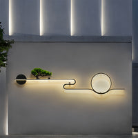 Luminara | Elegant Waterproof LED Outdoor Wall Sconce with Tree Design 0