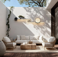 Luminara | Elegant Waterproof LED Outdoor Wall Sconce with Tree Design 2