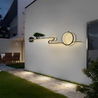 Luminara | Elegant Waterproof LED Outdoor Wall Sconce with Tree Design 4