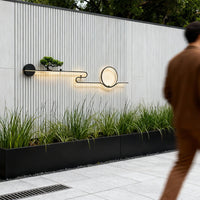 Luminara | Elegant Waterproof LED Outdoor Wall Sconce with Tree Design 7
