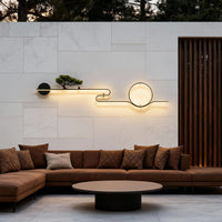 Luminara | Elegant Waterproof LED Outdoor Wall Sconce with Tree Design 8