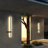 Luminara | Sleek Modern Linear LED Outdoor Wall Light 1