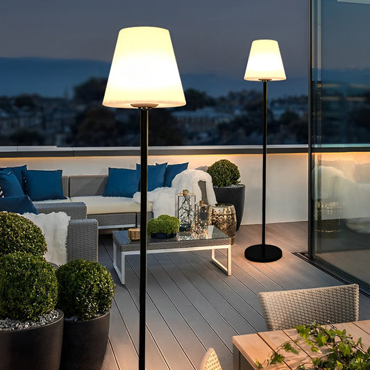 Luminara | Sleek Modern Outdoor LED Floor Lamp with RGB Lighting 0
