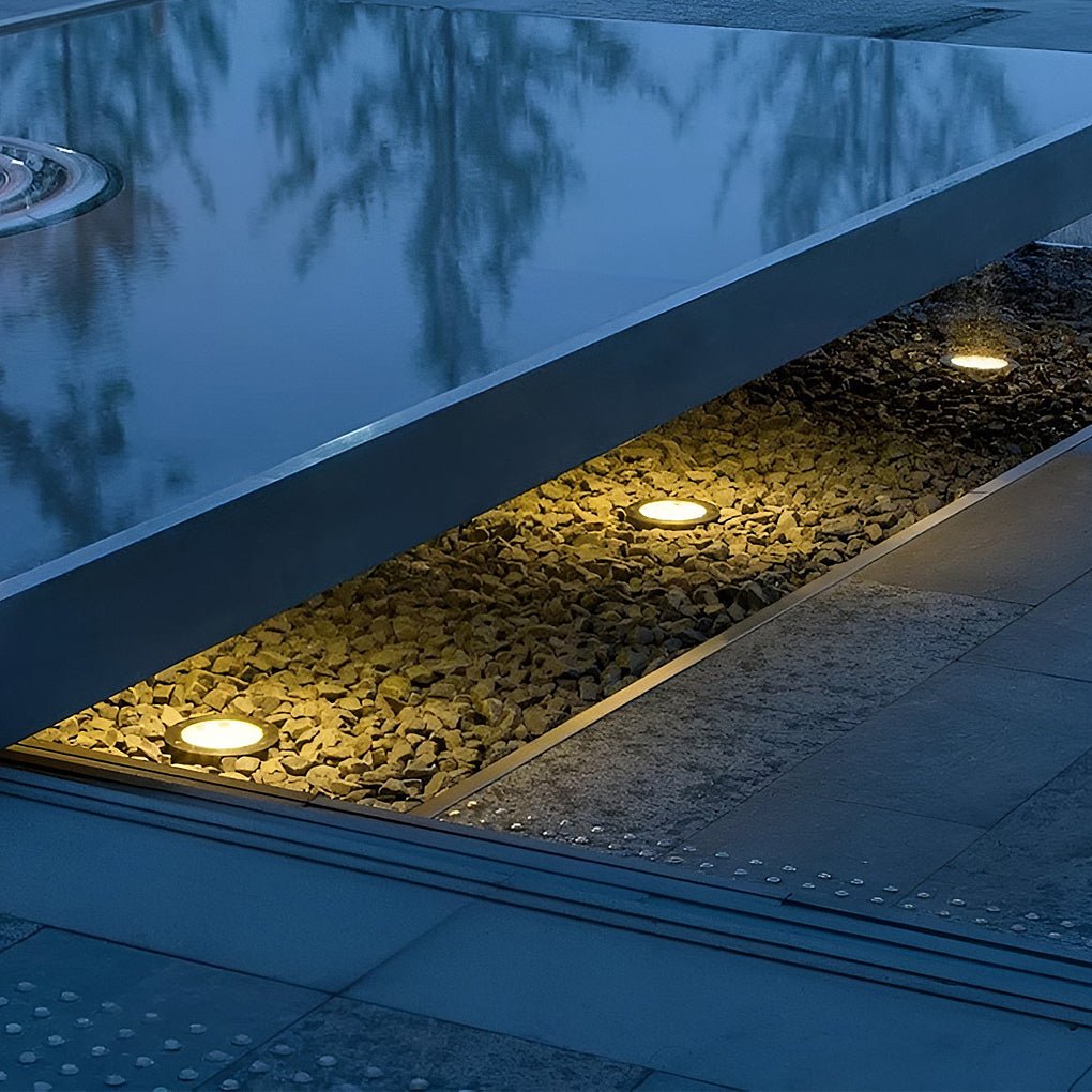 In-Ground Paver Lights 16 Pack — Stainless Steel LED, 12V