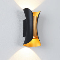 Luminara | Stylish Modern Curved LED Outdoor Wall Sconce Light 10