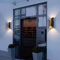 Luminara | Stylish Modern Curved LED Outdoor Wall Sconce Light 4