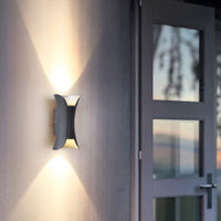 Luminara | Stylish Modern Curved LED Outdoor Wall Sconce Light 6
