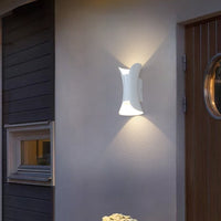 Luminara | Stylish Modern Curved LED Outdoor Wall Sconce Light 7