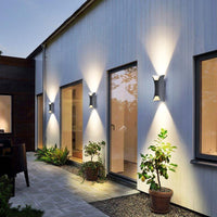 Luminara | Stylish Modern Curved LED Outdoor Wall Sconce Light 8