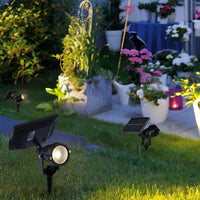 Luminara | Versatile Adjustable LED RGB Solar Spotlight 1
