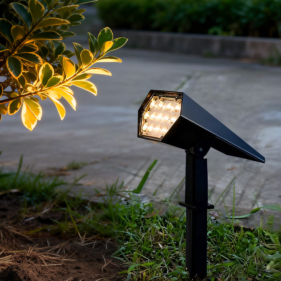 Luminara | Versatile Adjustable Solar Spotlight for Outdoor Use 0