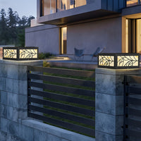 LunaStone | Elegant Modern Square LED Outdoor Gate Pillar Light 2