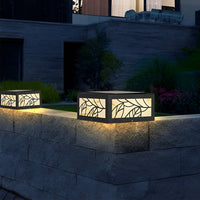 LunaStone | Elegant Modern Square LED Outdoor Gate Pillar Light 3