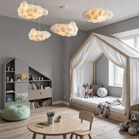 NimbusGlow | Modern Elegant Cloud Pendant Light Fixture for Soft Illumination 5
