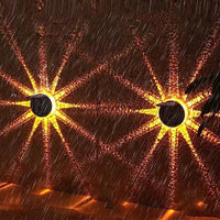 PetalGlow | Vibrant Adjustable Solar Outdoor Wall Light Fixture 0