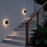 PetalGlow | Vibrant Adjustable Solar Outdoor Wall Light Fixture 2