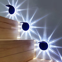 PetalGlow | Vibrant Adjustable Solar Outdoor Wall Light Fixture 5