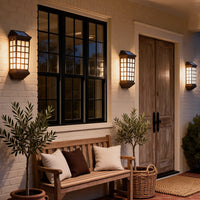 SolaraLight | Efficient Modern Solar LED Outdoor Wall Lamp 2