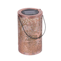 SylvanGlow | Charming Retro Solar Lantern with Tree Projection 8