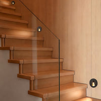 Stair Step Light - Motion Sensor Recessed LED, Aluminium