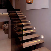 Stair Step Light - Motion Sensor Recessed LED, Aluminium