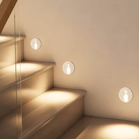 Stair Step Light - Motion Sensor Recessed LED, Aluminium