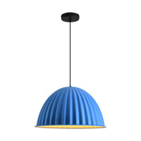 Felt Pumpkin Pendant Light - Acoustic PET Dome 35-77cm