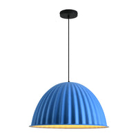Felt Pumpkin Pendant Light - Acoustic PET Dome 35-77cm