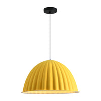 Felt Pumpkin Pendant Light - Acoustic PET Dome 35-77cm