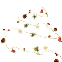 Christmas String Lights — Hanging LED Ornament Set, Two-Pack