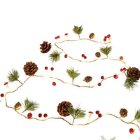 Christmas String Lights — Hanging LED Ornament Set, Two-Pack