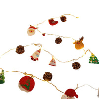 Christmas String Lights — Hanging LED Ornament Set, Two-Pack