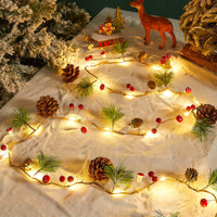 Christmas String Lights — Hanging LED Ornament Set, Two-Pack