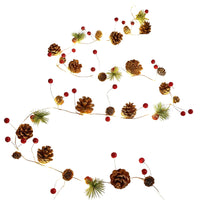 Christmas String Lights — Hanging LED Ornament Set, Two-Pack