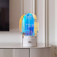 Aurora Acrylic Table Lamp - Rechargeable Colour-Changing LED