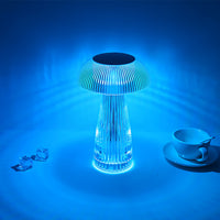 Jellyfish Acrylic Table Lamp — Cordless Colour-Changing LED